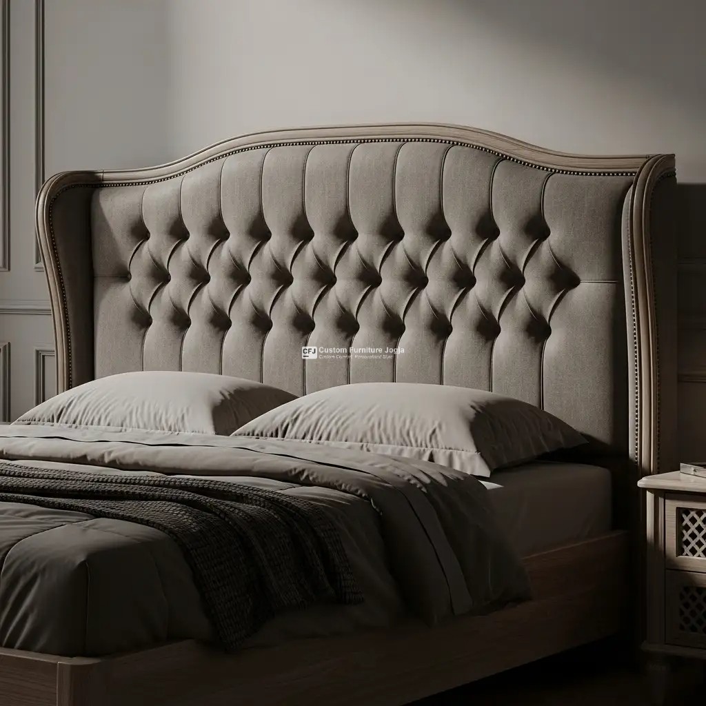 Dipan custom Mewah dengan Headboard Busa