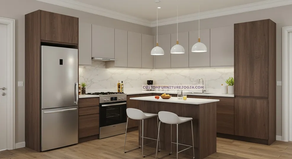 Karya L shape Kitchen Set