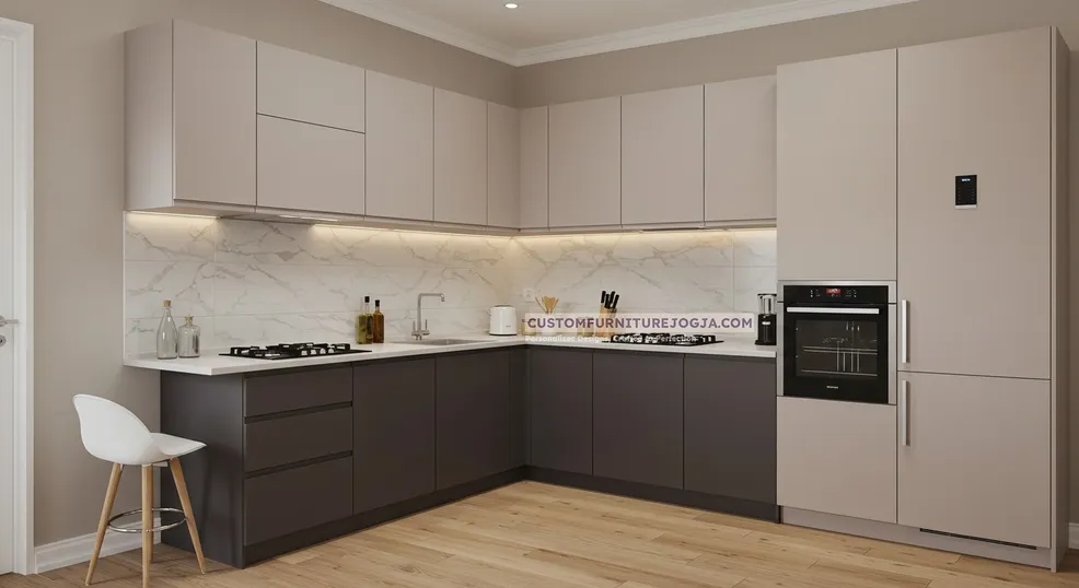 Karya L shape Kitchen Set