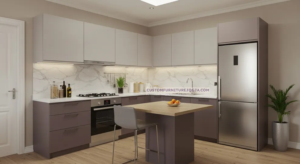 Karya L shape Kitchen Set