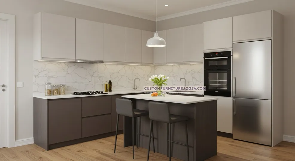 Karya L shape Kitchen Set