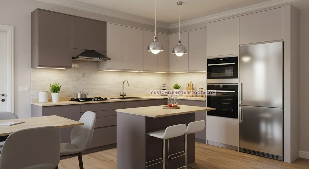 Karya L shape Kitchen Set