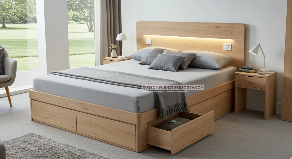Karya Tempat Tidur Dewasa