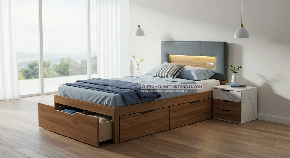 Karya Tempat Tidur Dewasa
