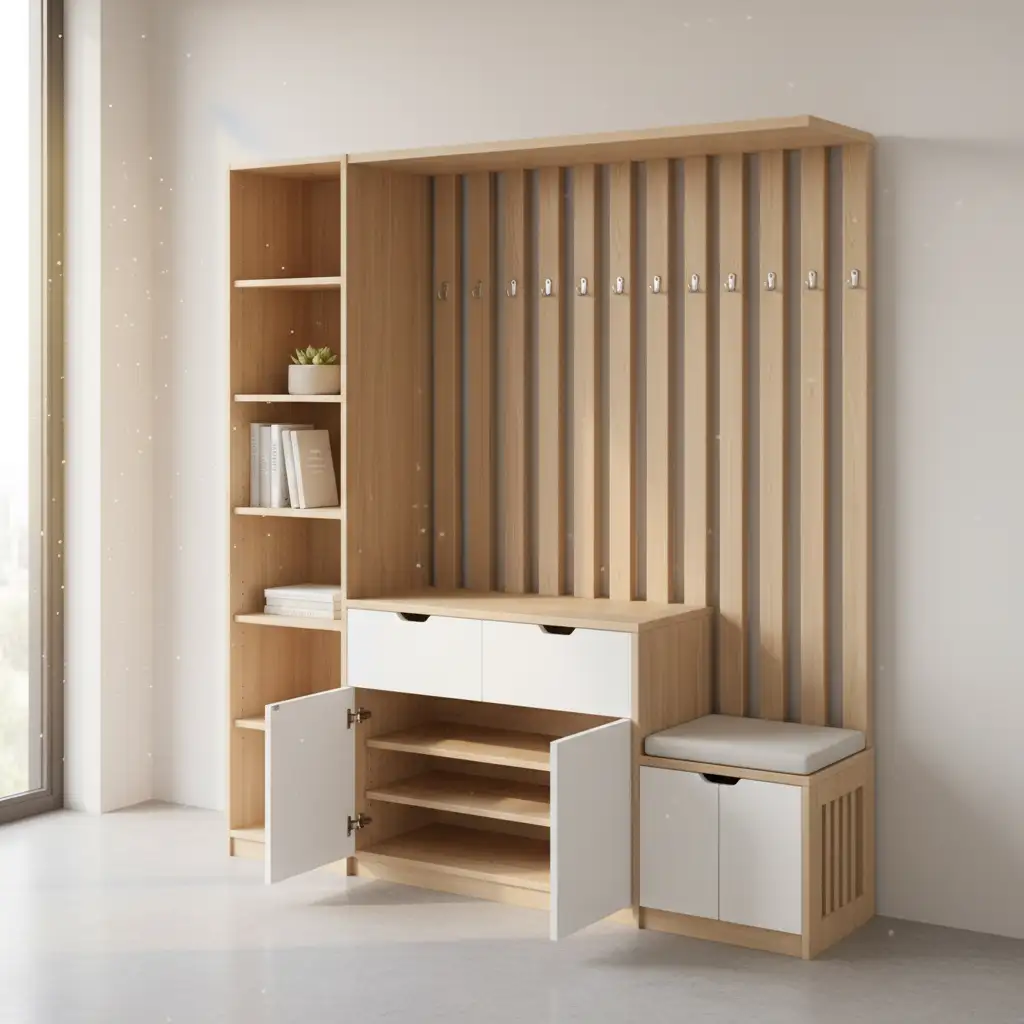 Hasil pengerjaan interior design dan furniture custom berkualitas dari Custom Furniture Jogja